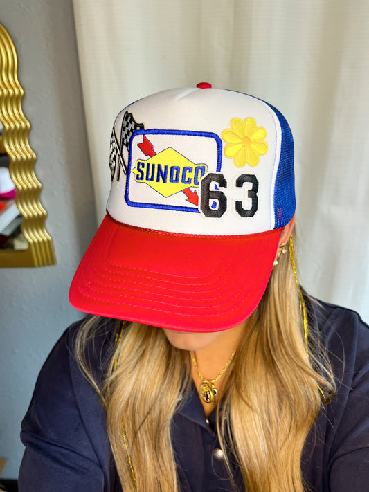 ‘63’ PATCH TRUCKER HAT