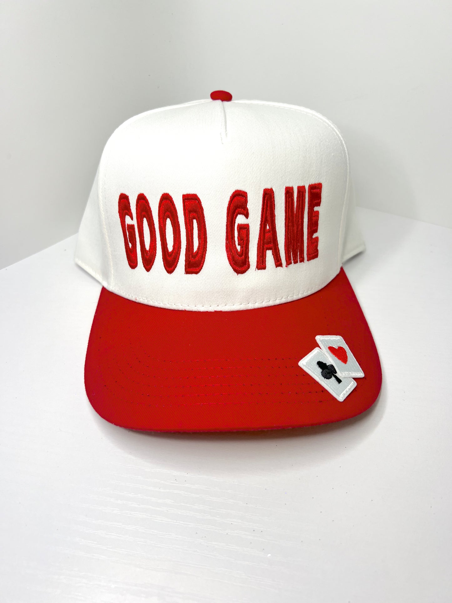 ‘GOOD GAME’ CANVAS TRUCKER HAT